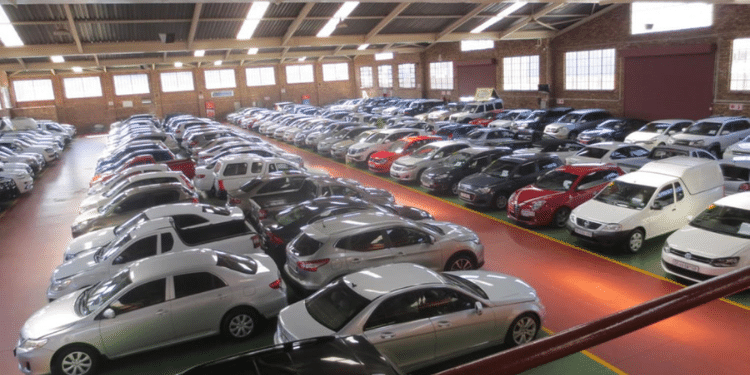 Vehicles On Auction. Photo/Courtesy