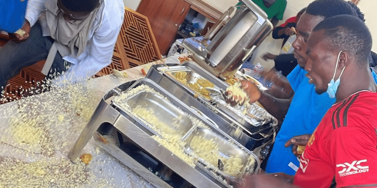 Ruto Concedes, Gachagua Drops Bombshell &Amp; Return Of Mass Abductions Anti-Finance Bill Protesters Eating Rice At Parliament Building. Photo/Ugc