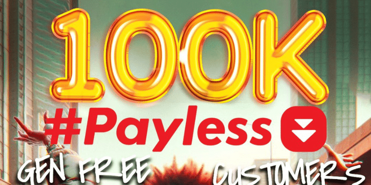 Payless Africa Celebrating Reaching 100,000 Customers. Photo/Payless(X)