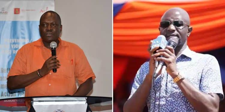 Collage Of Late Nis Senior Officer, Tom Adala &Amp; Alego Usonga Mp Samuel Atandi. Photo/Courtesy.