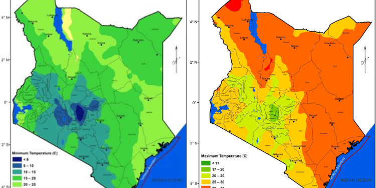 Kenya Met Lists 5 Regions To Experience Rainfall This Week