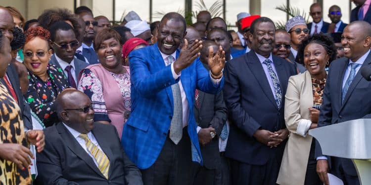 President William Ruto With A Section Of Leaders At State House. Photo/William Ruto