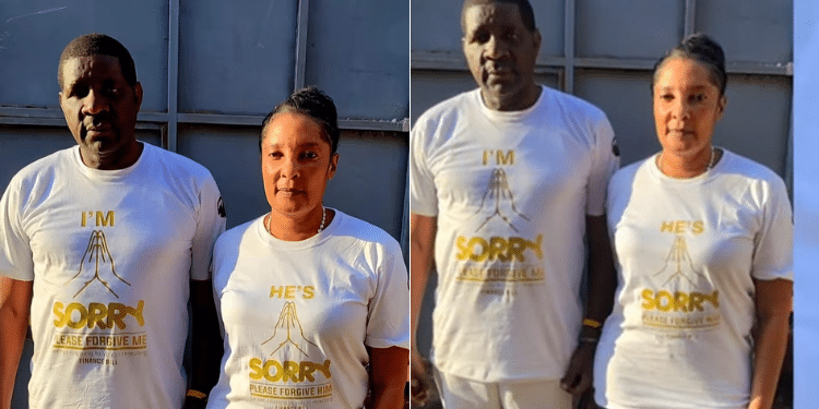Nakuru Town East Mp David Gikaria With His Wife As They Offer Apology To His Constituents For Voting Yes To Finance Bill