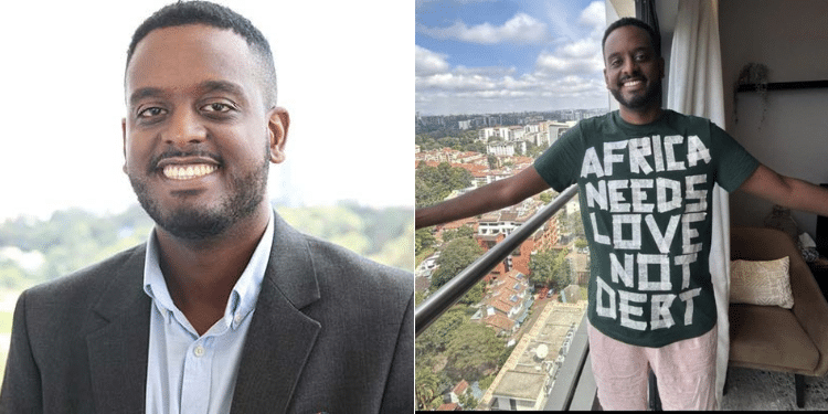 An American Tourist And Former Manager Of Aspira Kenya, Yoeal Haile. Photo/ Courtesy