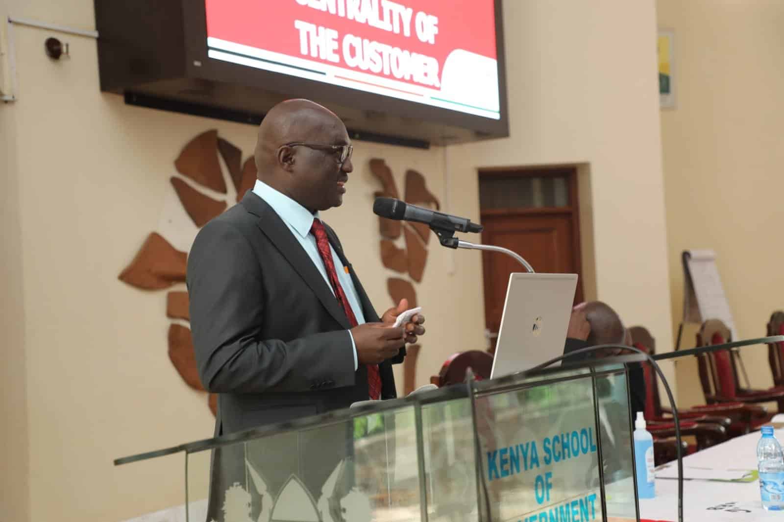 Psc Ceo Paul Famba. Photo/Huduma Centre