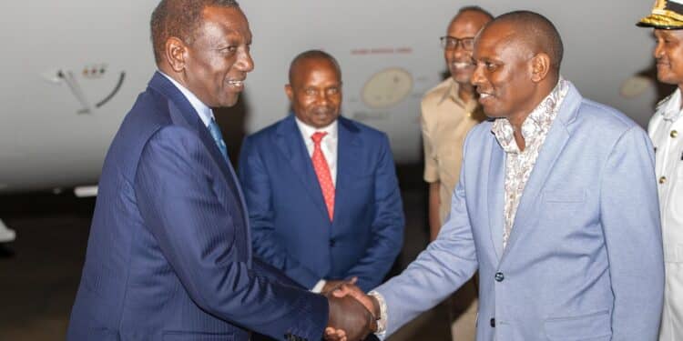 Profile Of Kimani Ichung’wah: From A Butcher &Amp; Pig Farmer To Ruto'S Point Man Kimani Ichung'Wah Receiving President Ruto During His Return From Rwanda. Photo/Ichung'Wah