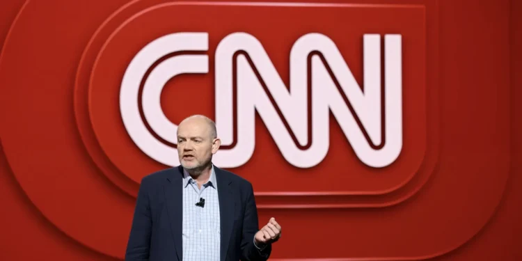 Cnn To Fire 100 Employees In New Company Changes Cnn Ceo Mark Thompson. During A Past Address. Photo/Cnn