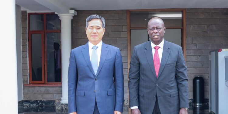 Gachagua And Chinese Ambassador