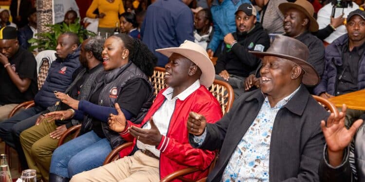 Dp Rigathi Gacahagua With Nyeri Governor Mutahi Kahiga At 