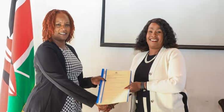 Machakos Governor Wavinya Ndeti With Media Personality Joyce Gituro On July 1,2024. Photo/ Wavinya X