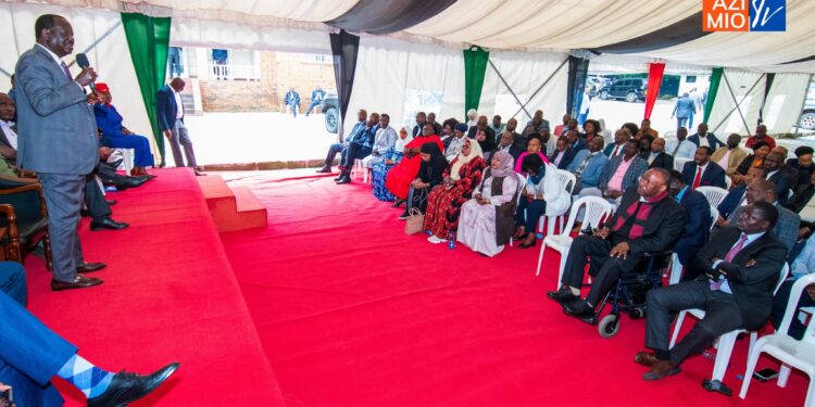 Kalonzo Cuts Short Speech As Goons Disrupt Azimio Presser