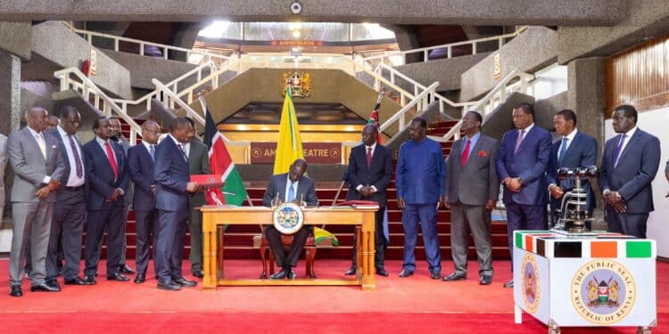Ruto Fires All Css, Iebc Bill Now Law &Amp; Gen Z Bashing Raila Over Dialogue- The Roundup President William Ruto Assents To The Iebc Bill 2024. Photo/Pcs