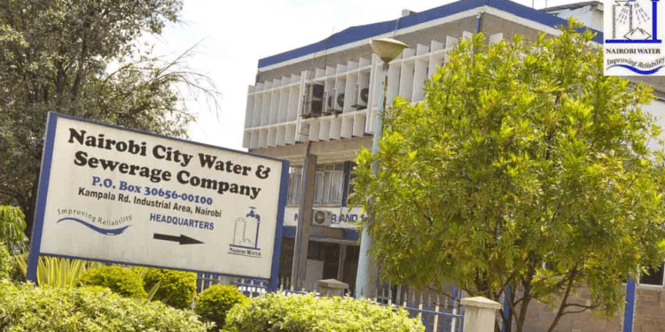 Nairobi Water Announces Temporary Water Supply Interruption In Parts Of The City