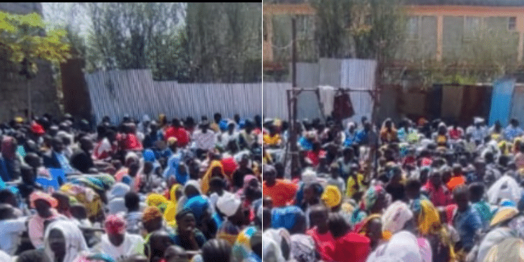 Refugees Camping At A Church In Ruiru, Kiambu County After They Fled From Kalobeyei, Near Kakuma Refugee Camp. Photo/The Standard