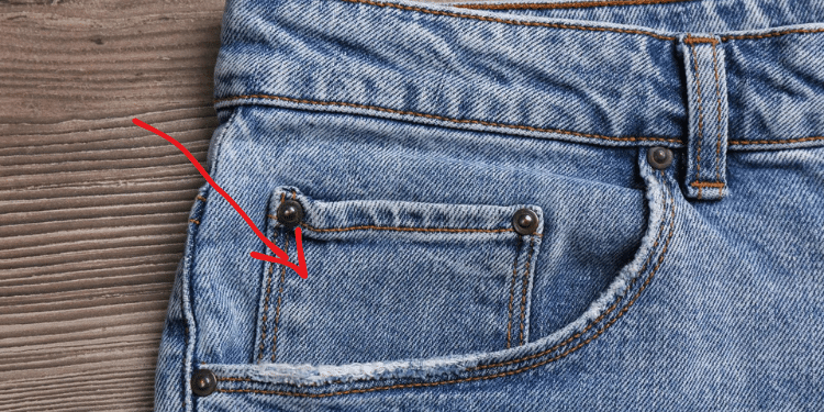A Photo Of The Tiny Pocket In Jeans. Photo/Courtesy