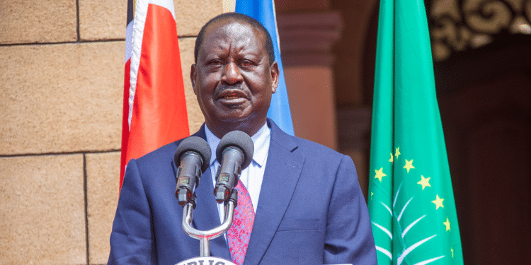 Raila Odinga Slams Criminals Hijacking Protests, Sends Message To Gen Z'S Former Prime Minister Raila Odinga. Photo/Raila(X)