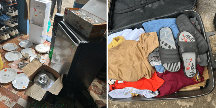 Form 3 Boy Among Suspects Arrested For Burning Kimani Ichung'Wah Office A Collage Of Goods Recovered By Police In Chieni Supermarket Arson Investigation. Photo/Dci