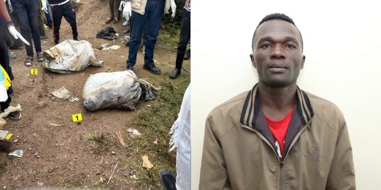 Dci, A Photo Collage Of Dci'S Prime Suspect Jumaisi Khalusha And Bodies Retrieved From The Quarry In Mukuru Kwa Njenga Slums In Nairobi. Photo/Dci. Police, Police