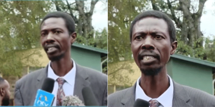 John Maina Ndegwa, Lawyer Representing Serial Murder Suspect Collins Jumaisi Khalusha Speaking Outside Kiambu Law Courts. Photo/Courtesy