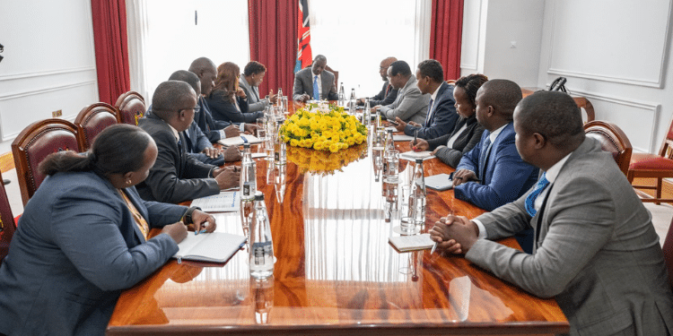 President William Ruto With Ministry Of Health Members In A Past Meeting. Photo/Muthoni