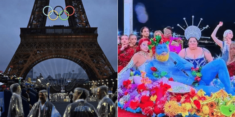 Athletes At The Paris Olympics 2024 Opening Ceremony. Photo/Ap