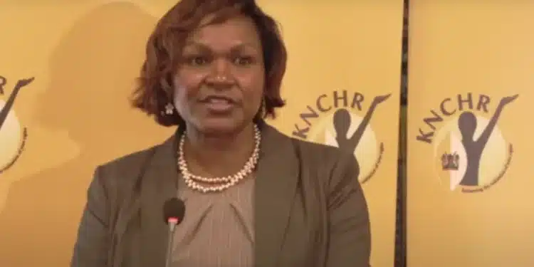 Knchr Chairperson Roseline Odede. Photo/ Courtesy
