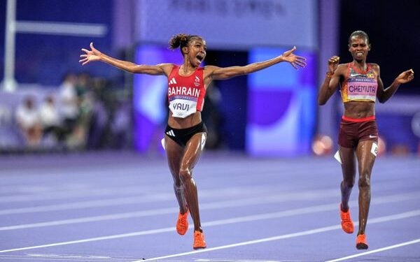 Kenyan-Born Olympic Gold Medalist Explains Why She Didn’t Represent Kenya Bahrain'S Winfred Yavi After Winning The Women’s 3000M Steeplechase Race At The Paris 2024 Games On Tuesday, August 6, 2024. Photo/Courtesy.
