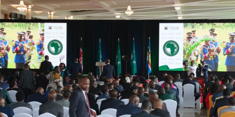President William Ruto Launched Raila Odinga'S Bid For The Auc Chairmanship Om August 27, 2024. Photo/Courtesy.