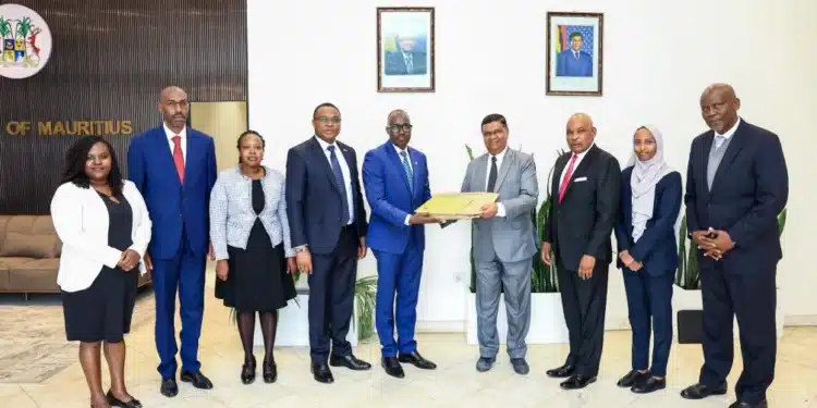 Kenyan Delegation Led By Foreign Affairs Ps Korir Sing'Oei Submits Odinga'S Documents To Dean Of Eastern Region, Dharmraj Busgeeth In Addis Ababa. Photo: Sing'Oeiakorir/X