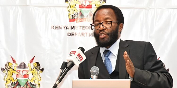 Met Department Director David Gikungu. Photo/Kenya Met