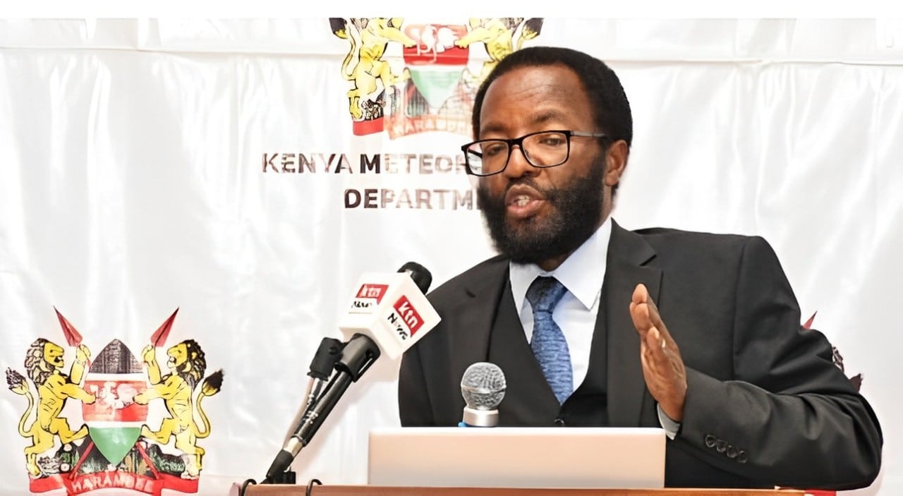 Met Department Director David Gikungu. Photo/Kenya Met