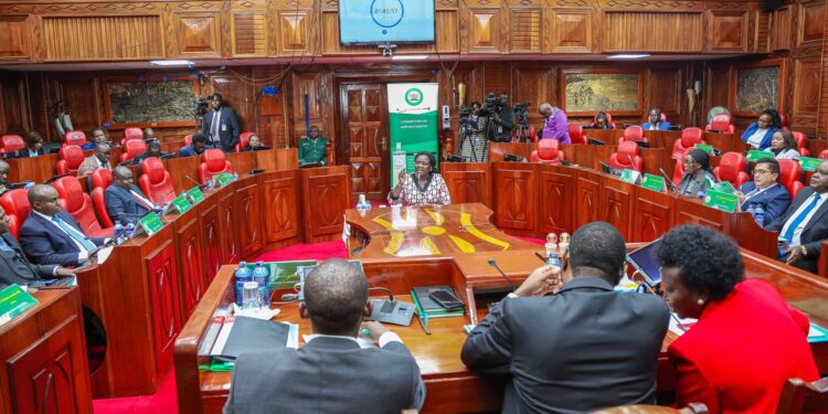 Eac Cs Nominee Beatrice Askul At Pains To Answer Questions On Her Degree Beatrice Askul At Pains Explaining Education Background