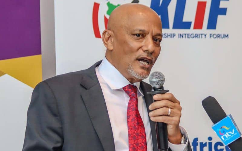 Ceo Twalib Mbarak Speaking During The Commemoration Of The African Anti-Corruption Day In Nairobi On July 11, 2024. Photo/ Eacc