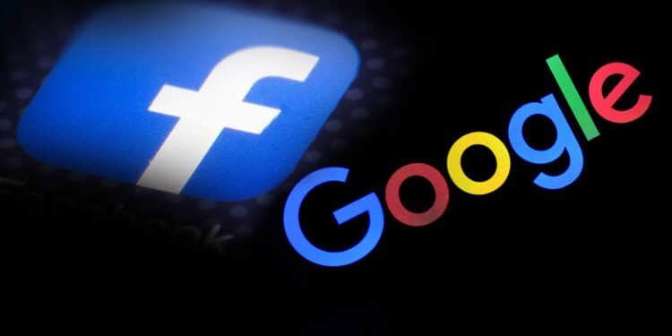 A Facebook And Google Logo. Photo/ Courtesy
