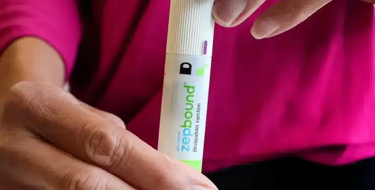 An Injection Pen Of Zepbound, Eli Lilly’s Weight Loss Drug, Is Displayed In New York City On Dec. 11, 2023. Photo/ Courtesy