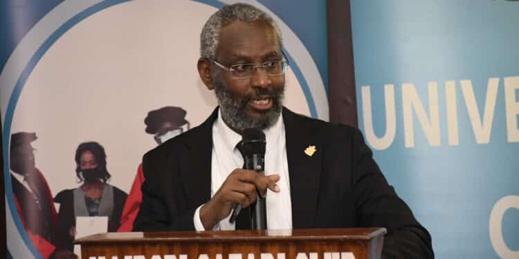 Uon Vice Chancellor Stephen Kiama. Photo/Uon