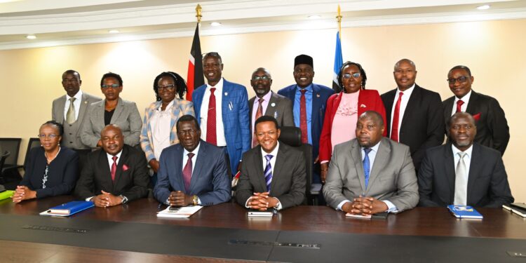 Alfred Mutua Issues Statement Amid Looming Teachers’ Strike Cabinet Secretary Dr. Alfred Mutua Meeting Knut Officials On August 13 To Address Looming Strike Concerns. Photo/ Min Of Labour