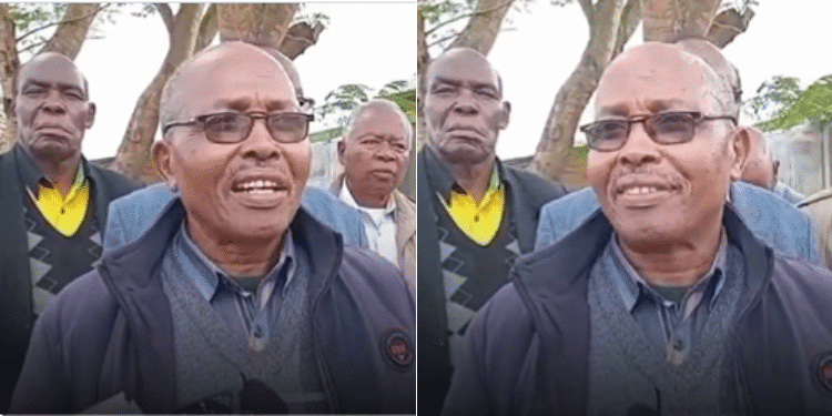 A Section Of Njuri Ncheke Supreme Council Of Elders Speaking To The Press. Photo/Courtesy