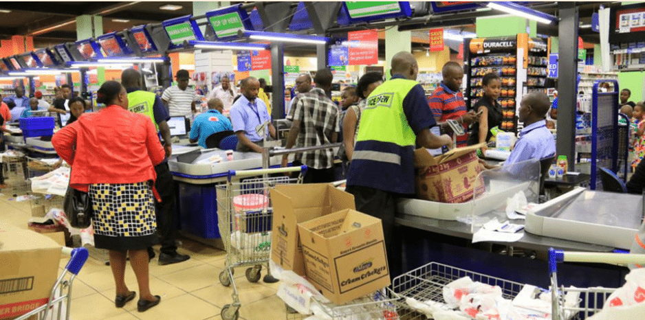 Customers Shopping At A Supermarket In Nairobi, Kenya. Photo/ Courtesy
