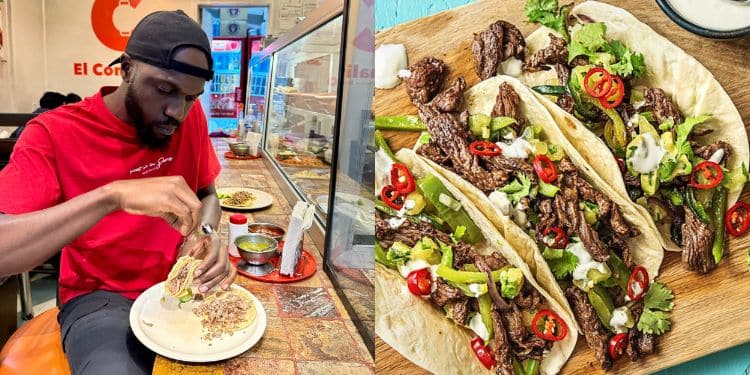 Larry Eating A Taco