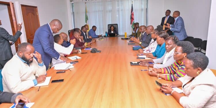 Uda Officials Convening A Meeting On August 2 2024. Photo/Uda