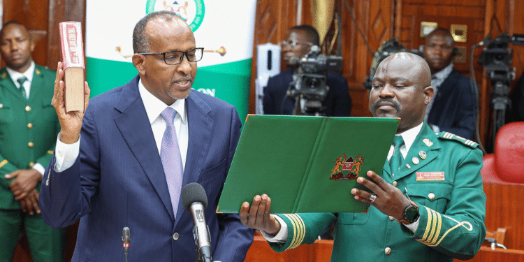 Former Defence Cs Aden Duale While Appearing Before The Vetting Committee On August 2. Photo/National Assembly