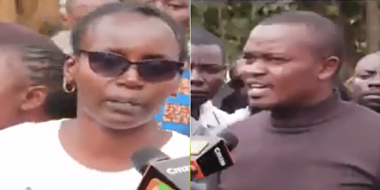 Another Scandal In Eldoret As ‘Investor’ Vanishes With Over Ksh1 Billion Springmak Investment Limited Victims Demonstrating In Eldoret Town. Photo/Screengrab.