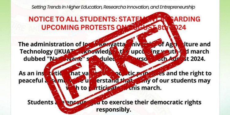 Jkuat Clarifies Notice Asking Students To Take Part In Nane Nane March Jkuat, #Nanenanemarch