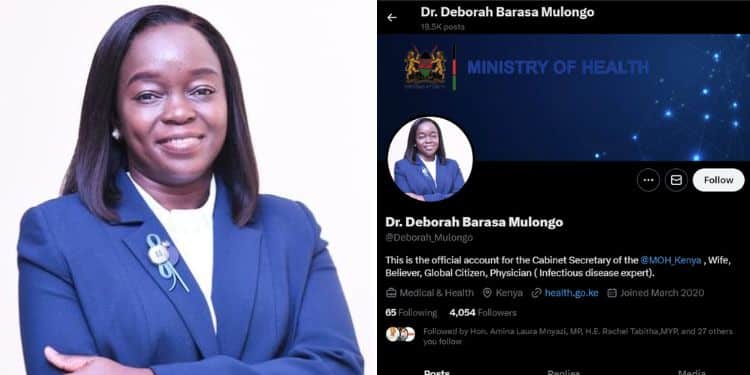 Kenyans Warned Against Fake Accounts Impersonating Health Cs Deborah Barasa: Moh Warns Of Fake Accounts Impersonating Cs