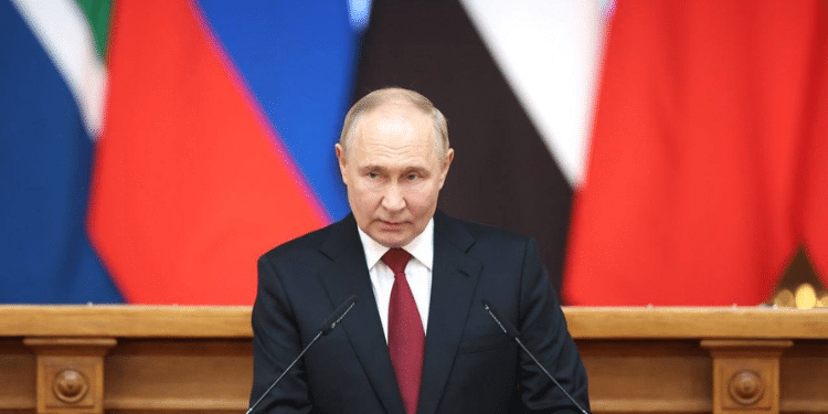 Russian Embassy In Russian President Vladimir Putin At The 10Th Brics Parliamentary Forum. Photo/Mfa Russia X