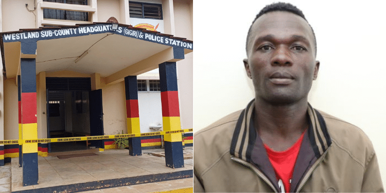 Gigiri Police Station And Kware Murder Suspect Collins Jumaisi. Photo/ Courtesy