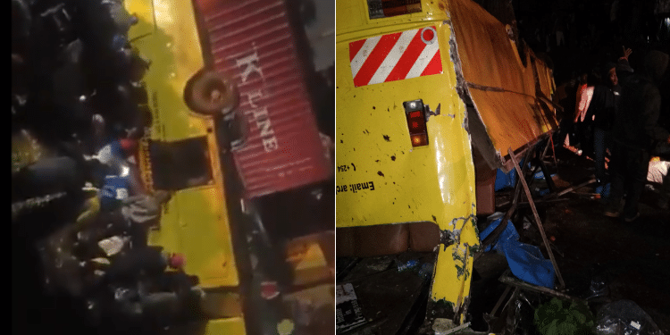 Archbishop Ezekiel Group Of Schools Bus Crashes With Trailer
