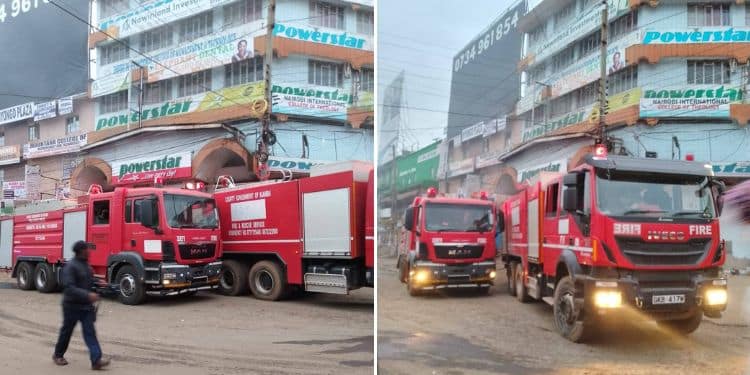 Ruiru Supermarket Engulfed In Flames, Millions In Damages