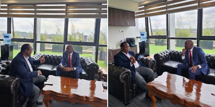 Details Of Kuria'S Meeting With Ndii Following His Appointment Moses Kuria Discusses Beta Implementation With David Ndii